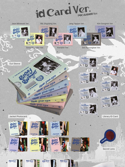 Альбом CLOSE YOUR EYES - SNOWY SUMMER 2nd Mini Album POCAALBUM ID CARD 7 Version SET