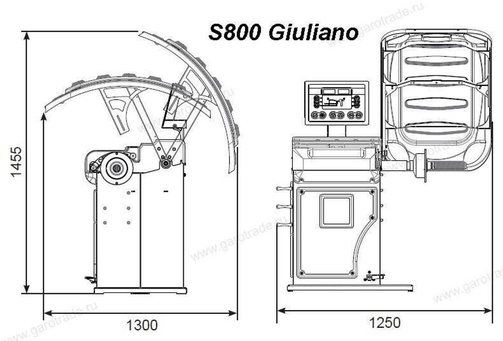 Балансировочный станок S800 Giuliano