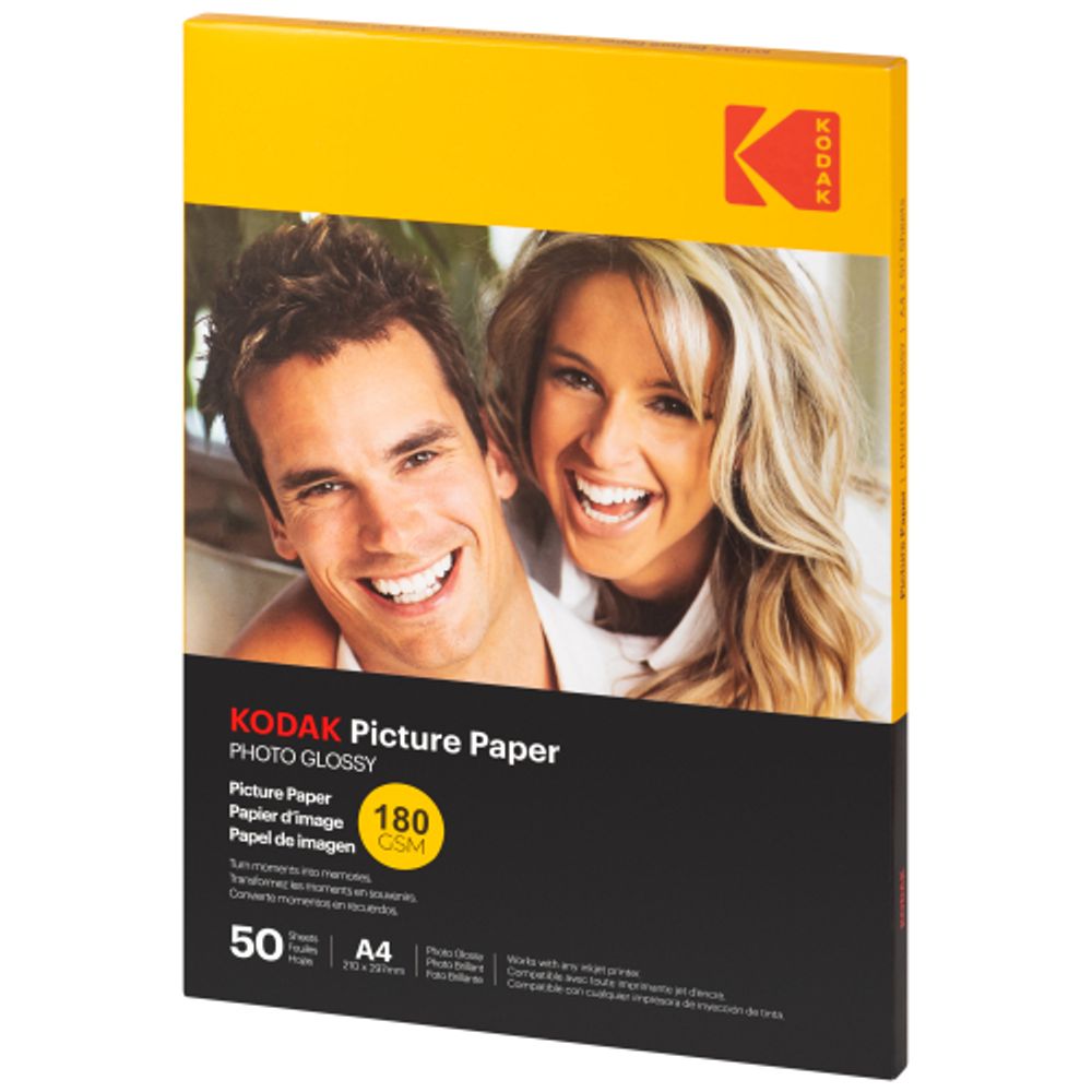 Фотобумага Kodak 180A420 для струйной печати А4 180 GCM Glossy 50листов | Kodak