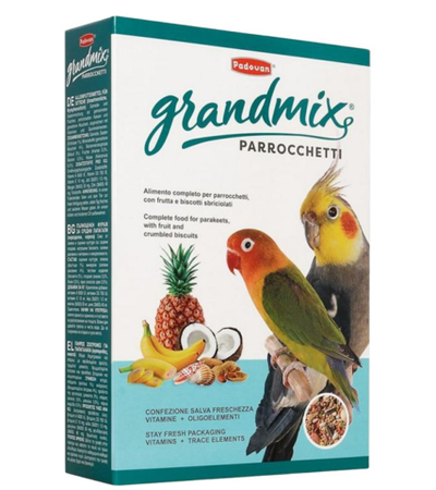 Падован Granmix Parrocchetti Корм для средних попугаев 400гр.