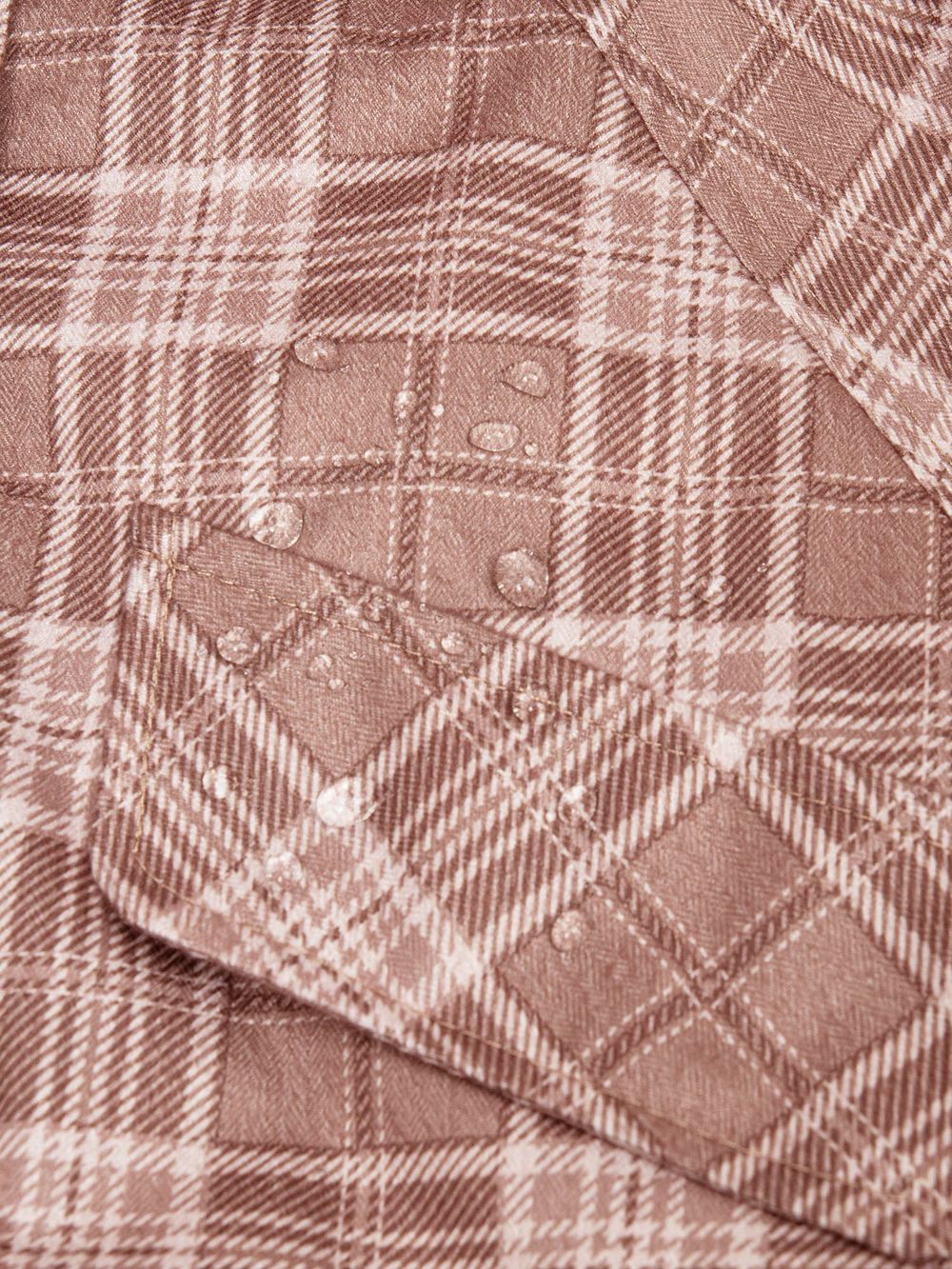 Парка демисезонная "Клетка" 7+