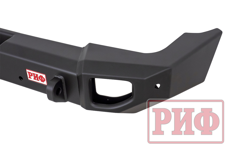 Бампер силовой задний Jeep Wrangler JL 2018+ с квадратом под фаркоп под штатные фонари, стандарт