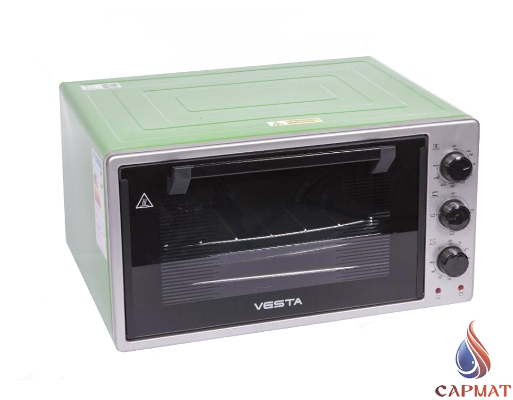 Электрическая мини-печь VESTA MP-V 2336 E серо-зеленая