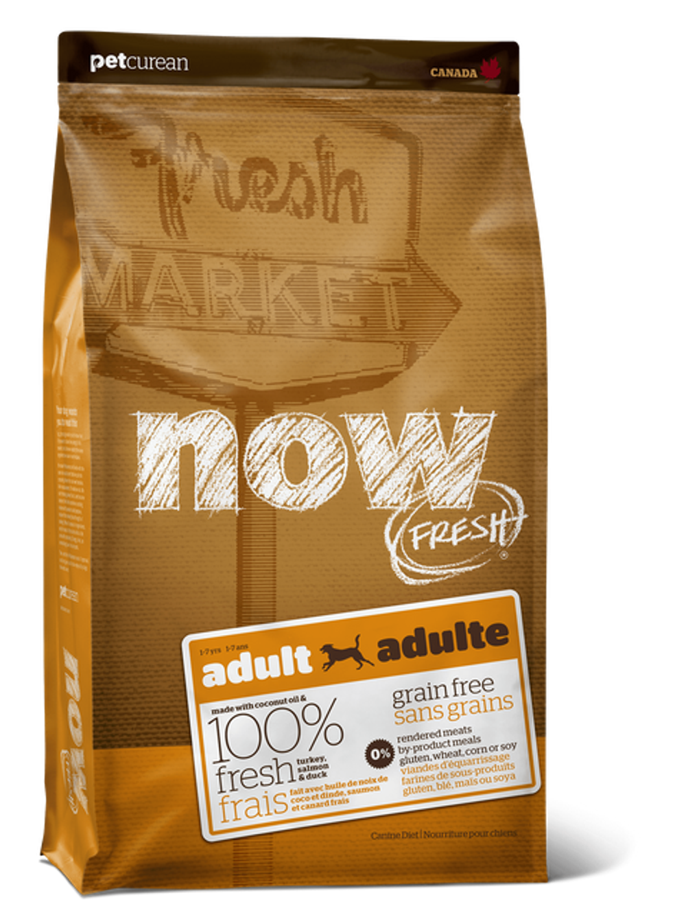 NOW FRESH  для Взрослых собак с Индейкой, Уткой и овощами (Fresh Adult Recipe Grain Free )  11,3 кг