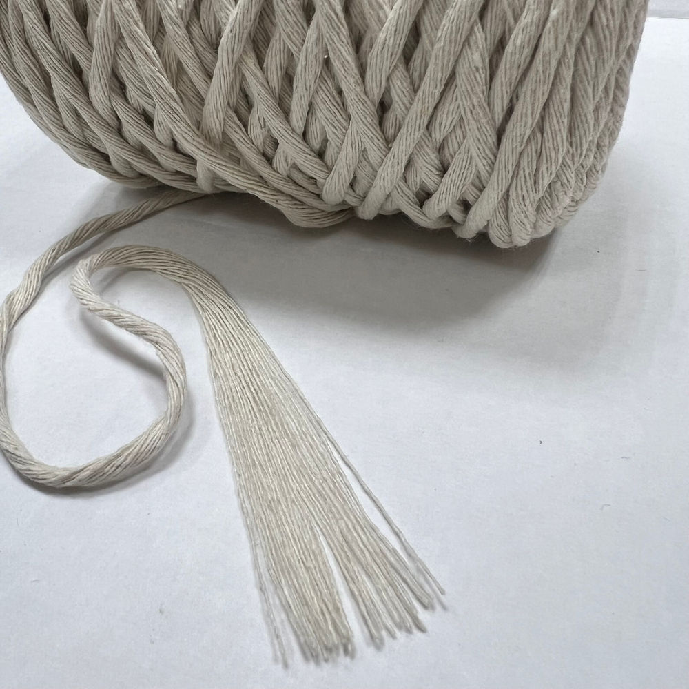 Шпагат ХБ суровый , неокрашенный 4 мм, 100 (эконом)