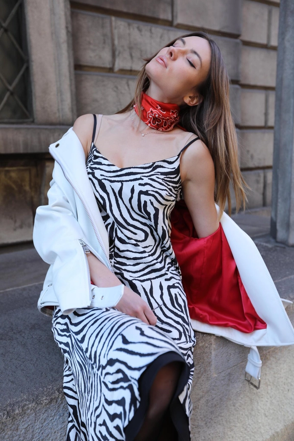 Двусторонняя комбинация зебра - чёрный