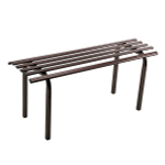 Скамейка «№1» 101*34,5*42см цвет черный
