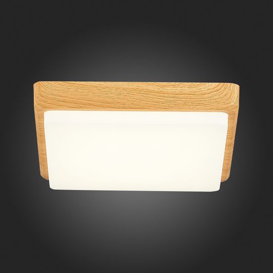 SLE200202-01 Светильник потолочный Светло-коричневый/Белый LED 1*20W 4000K TADDIO