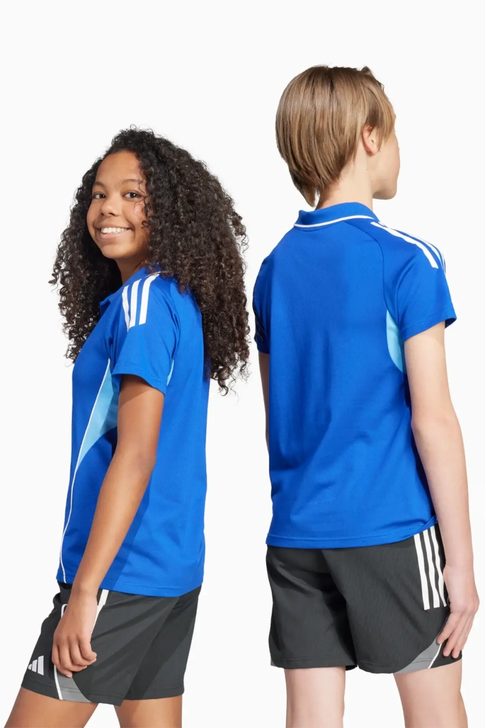 Футболка adidas Tiro 25 Competition Polo Junior - синий