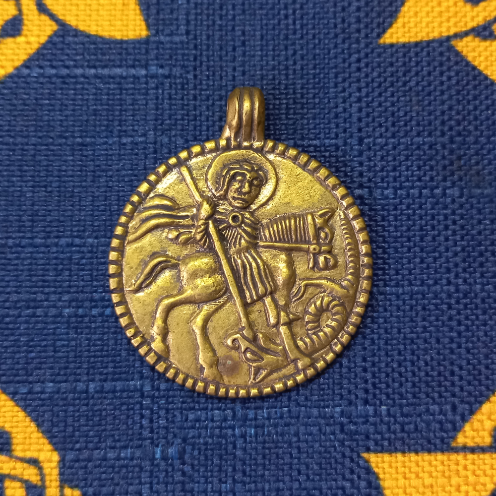 Подвеска. Змеевик. Новгород 12-14 в.