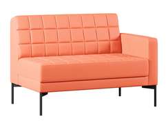 Секция с подлокотником двухместная левая Shoko SH-1P.02(L) экокожа Oregon 23