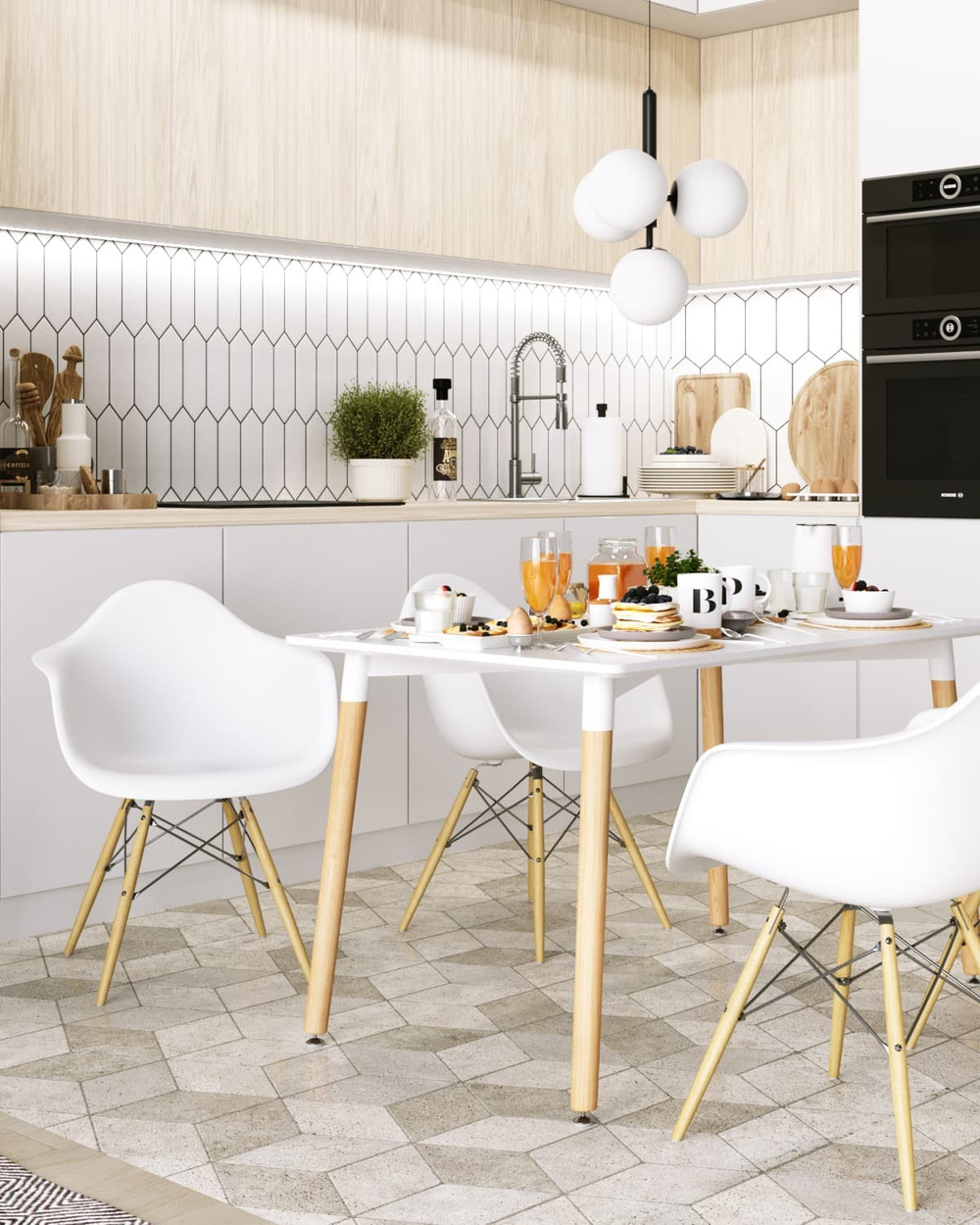 Стол обеденный OSLO NEW 120*80 белый