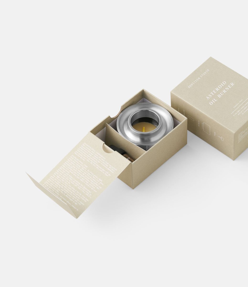 Addition Studio Asteroid Oil Burner Steel — аромалампа для эфирных масел