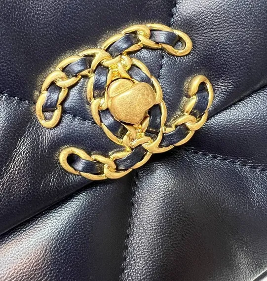 Сумка-конверт Chanel темно-синий