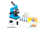 Микроскоп Levenhuk Rainbow 2L Лазурь с набором для опытов Levenhuk K50
