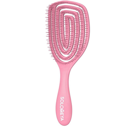 Solomeya Расческа Аромат Клубники Овальная Wet Detangler Brush Oval Strawberry