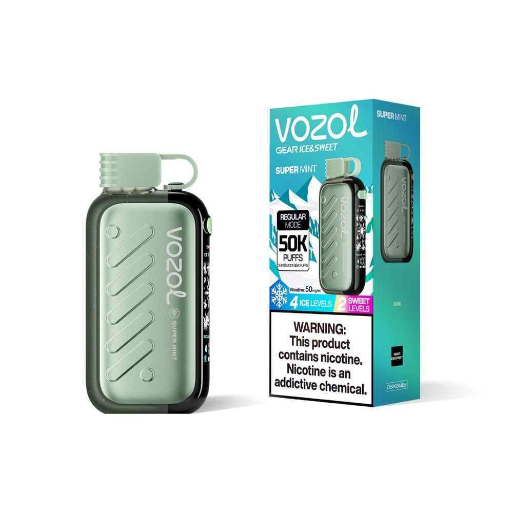 Vozol GEAR ICE &amp; SWEET 50000 - Super Mint (5% nic)