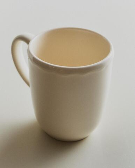 Zara Home чашка из фаянса, цвет бежевый, 13 см