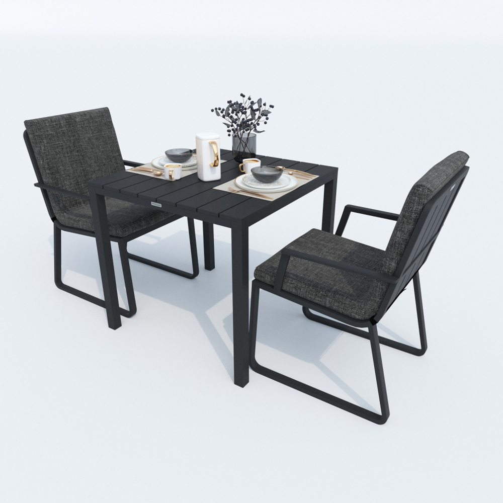 Стол обеденный Ideal Patio ДОЛЛА алюминий 80х80 см (4 ножки)