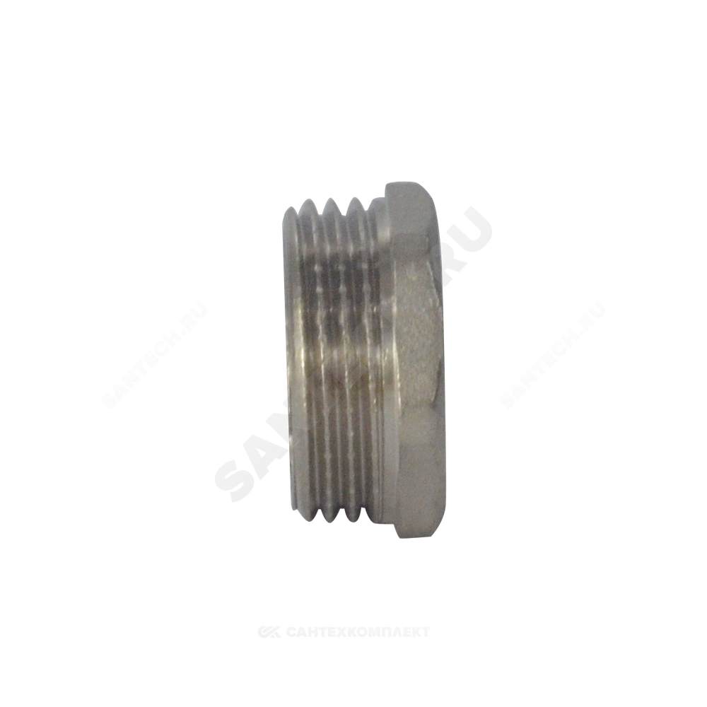 Заглушка латунь никель Ду 32 (1 1/4") НР SantechSystems