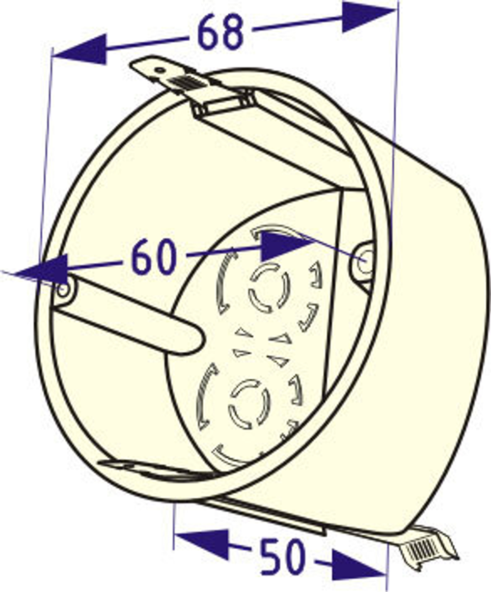 KSC 11-106 Коробка для г/к 68*50