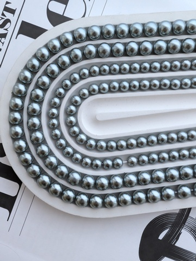 Жемчуг Майорка серая