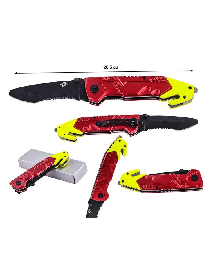 Нож со стеклобоем спасательный Colt Rescue Linerlock