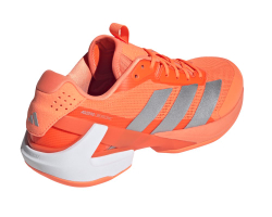 Мужские кроссовки теннисные Adidas Adizero Ubersonic 5 M - lucid orange/silver metallic/core black