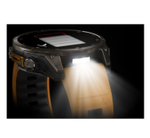 Умные часы Garmin Fenix 8, 51 мм, AMOLED, Sapphire Titanium with spark orange/graphite silicone band