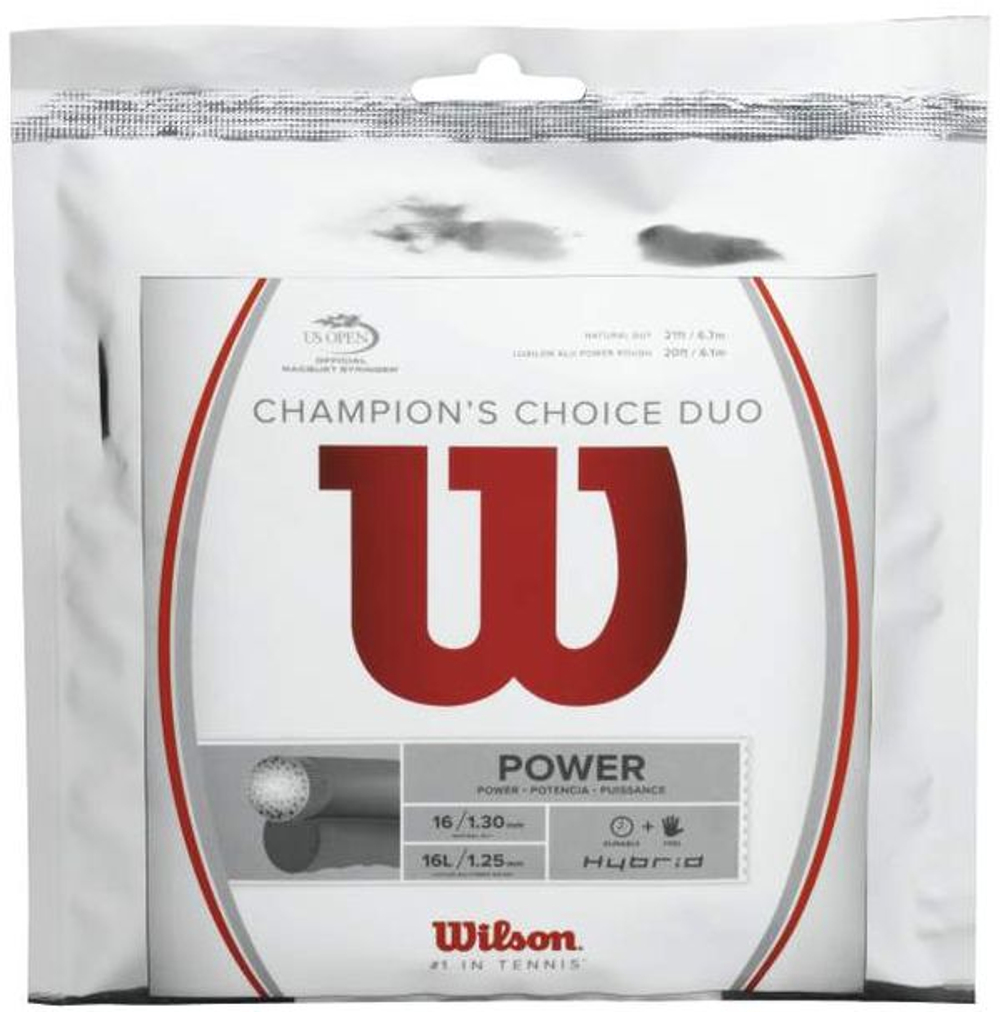 Теннисные струны Wilson Champions Choice Duo (2x6,1 m)