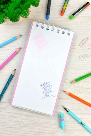 Скетчпад 105х210 мм, 80 л, блок - 3 цвета (серый,белый,кремовый) 80 г/м², арт. 62766