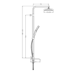 Душевая система Raglo R02.24.06, черный