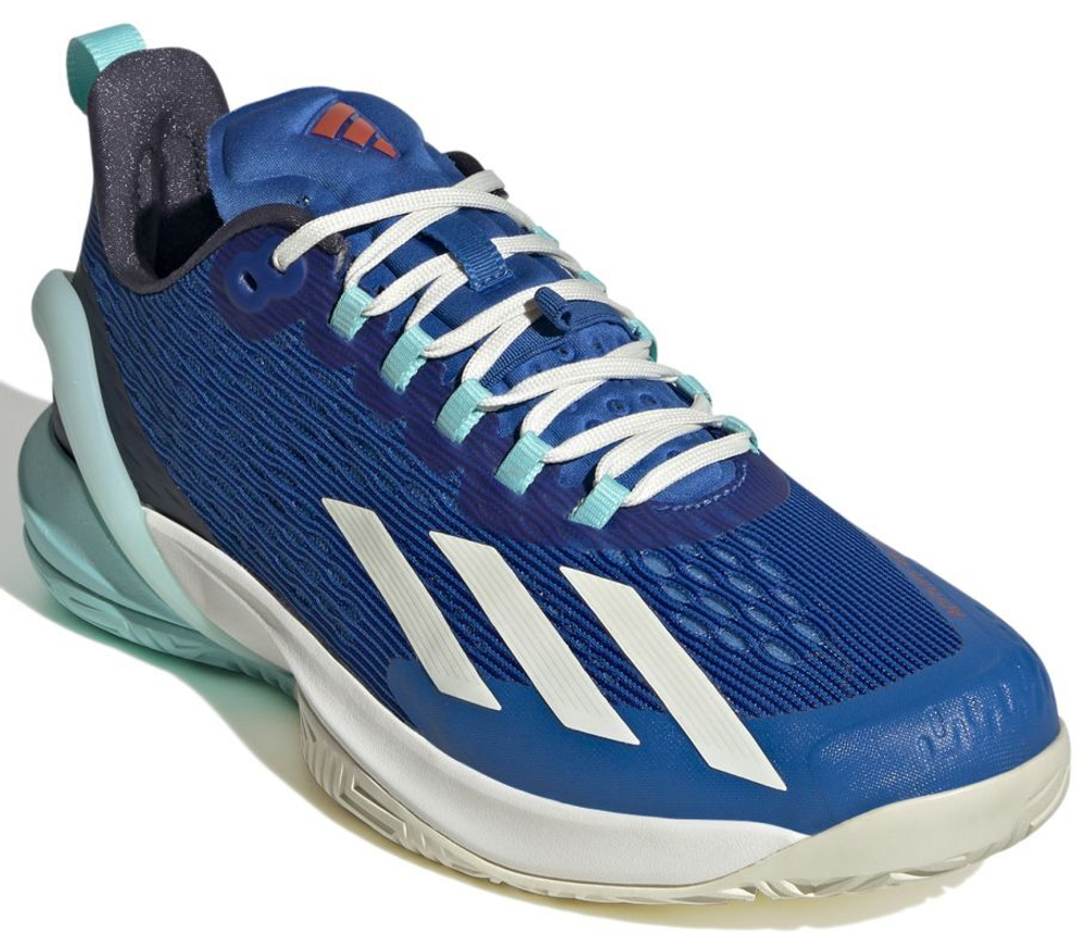 Мужские кроссовки теннисные Adidas Adizero Cybersonic M - bright royal/off white/flash aqua