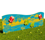 Забор уличный из экопластика 3