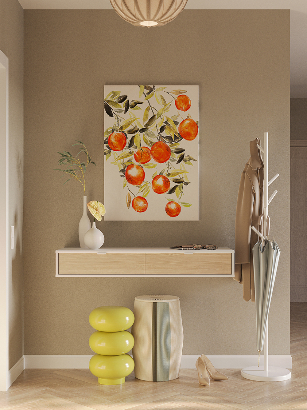 Панно декоративное juicy orange, 70х100 см