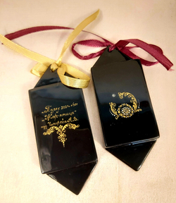 Набор ёлочных игрушек Конфеты с ручной росписью Палех "Сказки "