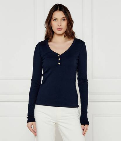 Блузка HENLEY Tommy Hilfiger - темно-синий(WW0WW43905)