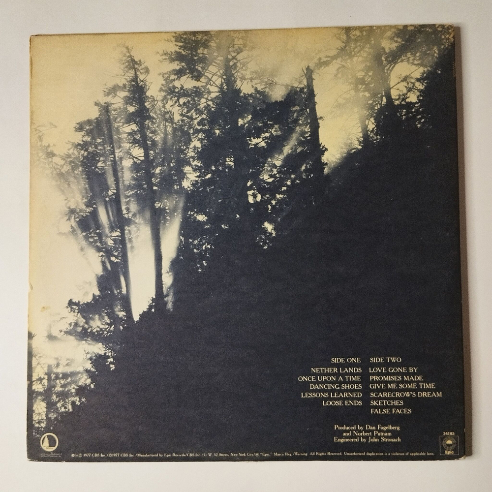 Винтажная виниловая пластинка LP Dan Fogelberg Nether Lands (USA 1979) Once Upon A Time