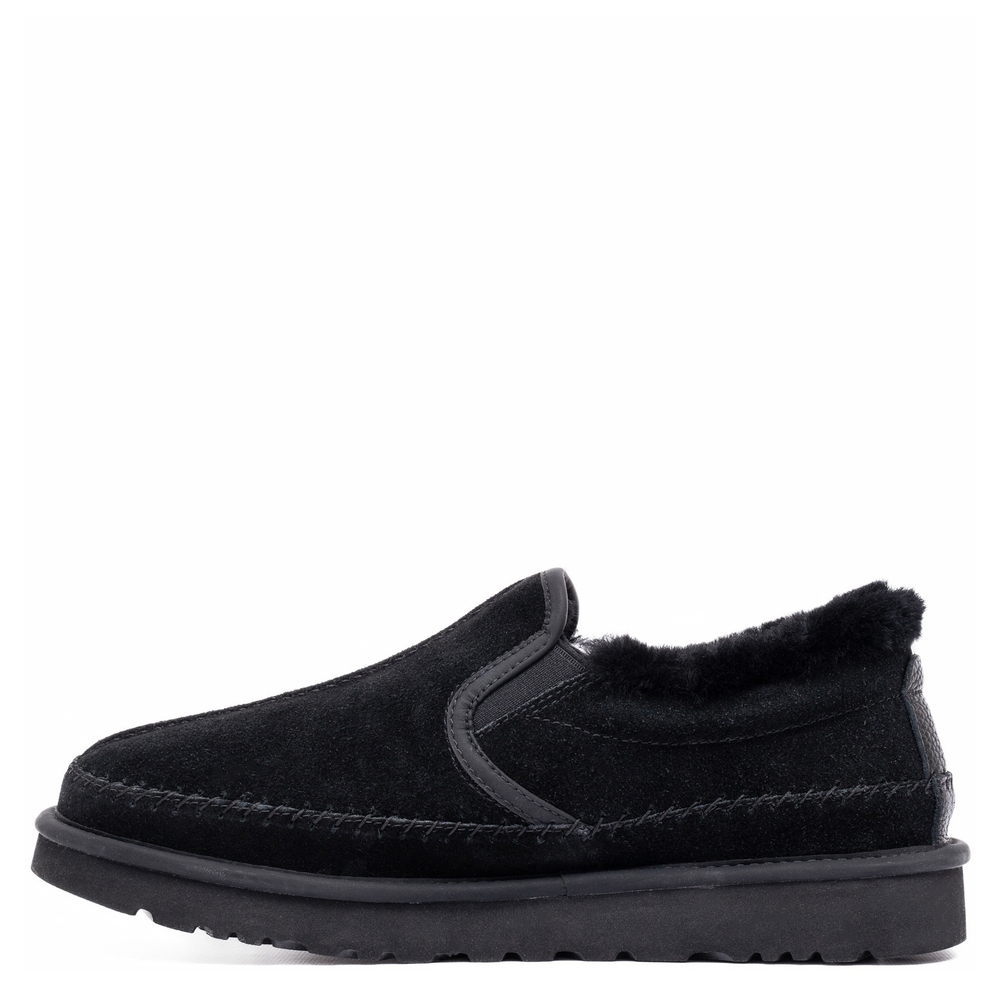 UGG Mens Stitch Slip On Black