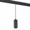 ST357.433.06 Магнитный трековый светильник подвесной ZOOM Черный LED 1*6W 3000K 667Lm Ra>80 10-60° I СКАЙЛАЙН 48V