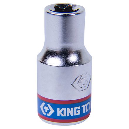 Цена на KING TONY (237510M) Головка торцевая TORX Е-стандарт 1/4", E10, L = 24 мм