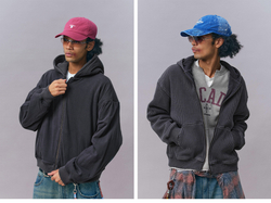 Худи Двухсторонний Nothomme Monterest vintage waffle knit reversible relaxed fit hooded