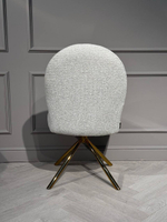 Стул обеденный Ist Casa Авалон, белый крем, золото