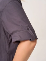 Платье-рубашка с карманами