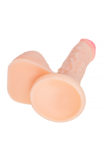 Реалистичный фаллоимитатор RealStick Nude Shaw, PVC, телесный, 17 см