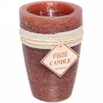 Свеча «Honey story» 8*12,5см цвет кофейный F-3010