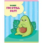 Тетрадь 48л, А5, клетка, Спейс Рисунки. Honey avocado, 1шт