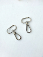 Карабин 46*25 мм  никель (серебро)