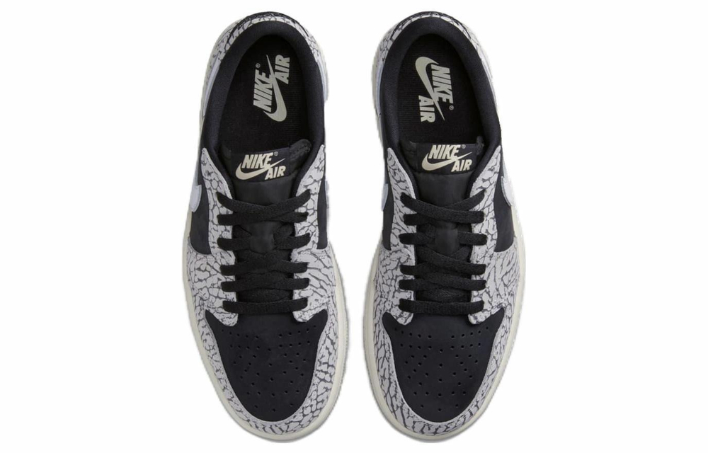 Кроссовки Jordan Air Jordan 1 Low "Black Cement" (Женская размерная сетка)