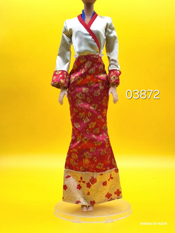 Одежда для куклы Барби винтаж платье Мулан.03872